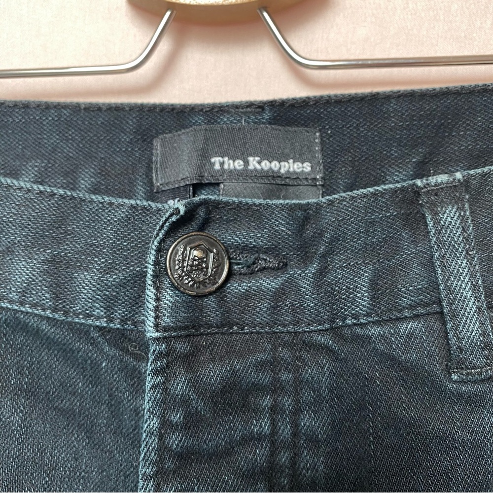 The Kooples Men's Straight Leg Dark Wash Jeans Size 30 (33 x 34) Punk Goth Luxe